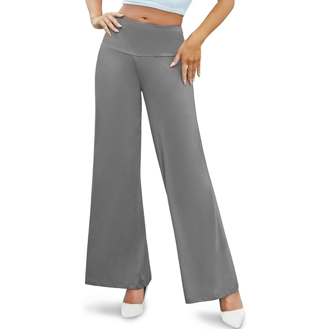 Stylish High-Waisted Women's Trousers with Comfortable Fit