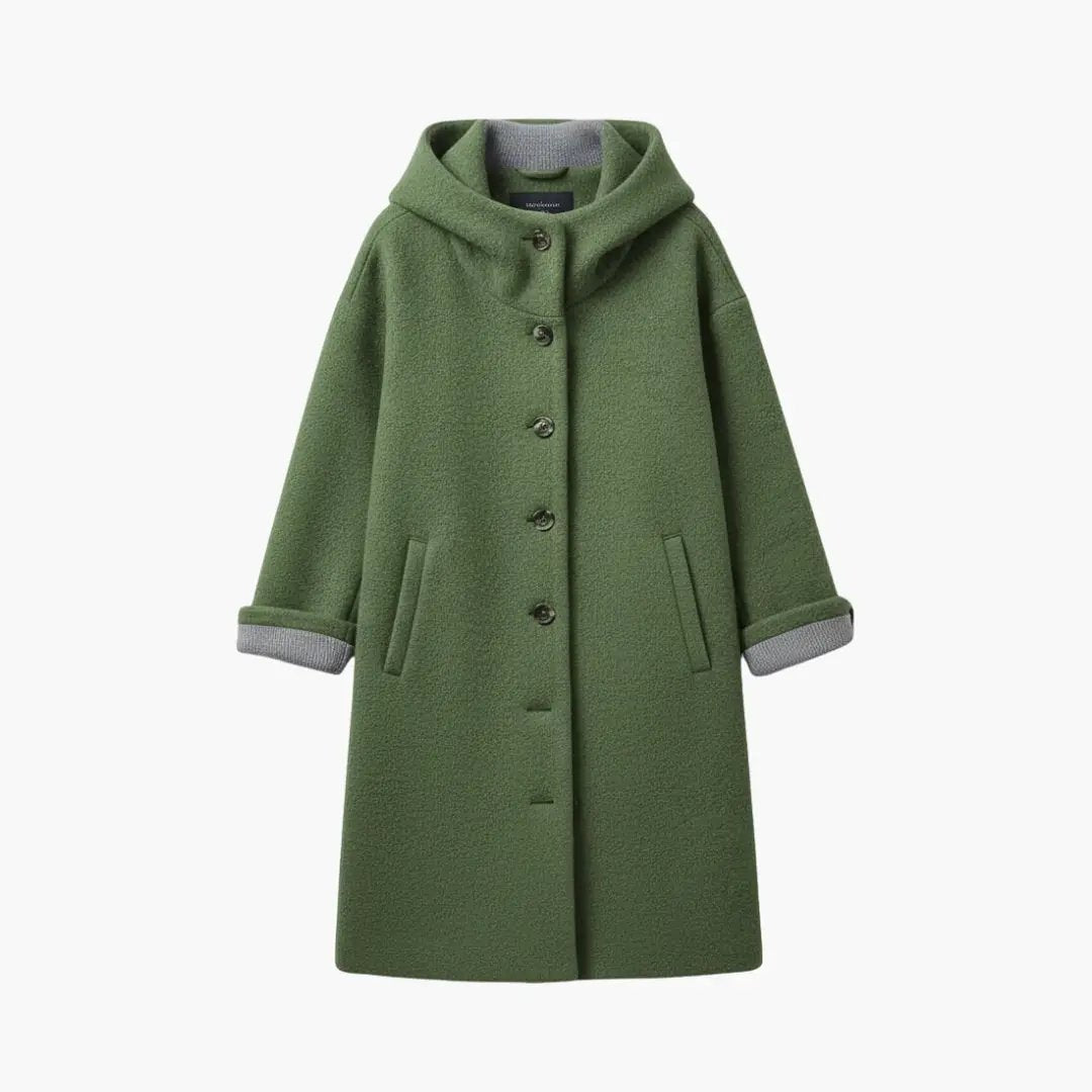 Women’s Hooded Longline Coat Jacket