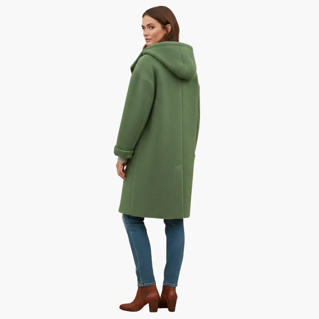 Women’s Hooded Longline Coat Jacket