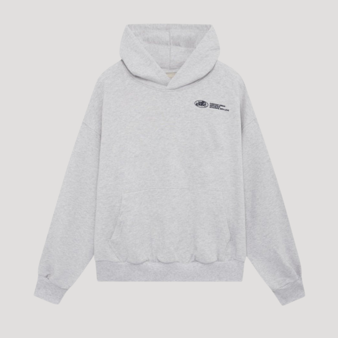 Unisex Oversized Graphic Hoodie with Kangaroo Pocket