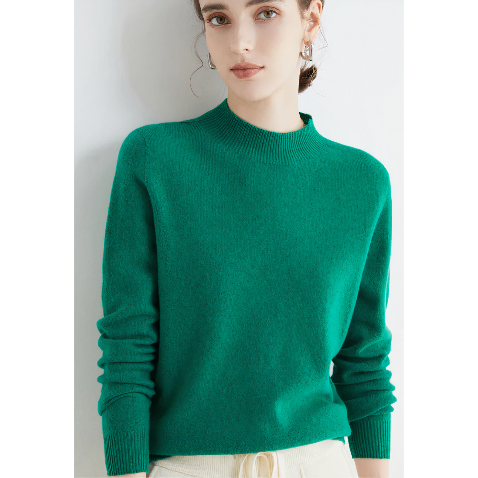 Women's Crew Neck Soft Knit Sweater