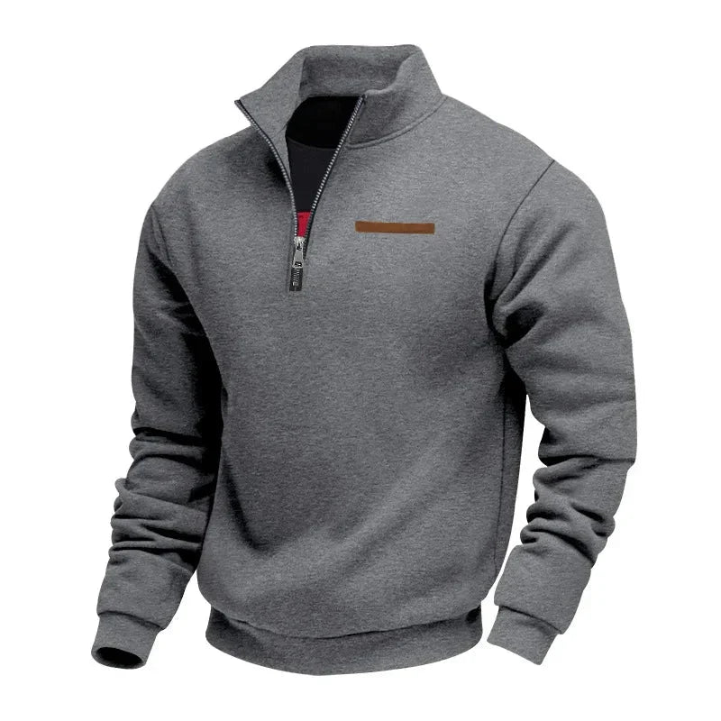Men's Casual Fleece Pullover Sweatshirt