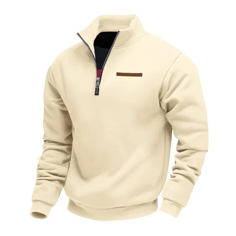 Men's Casual Fleece Pullover Sweatshirt