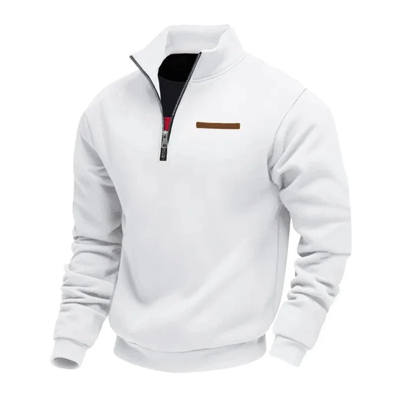 Men's Casual Fleece Pullover Sweatshirt