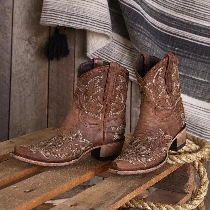 Women's Vintage Western Cowboy Boots