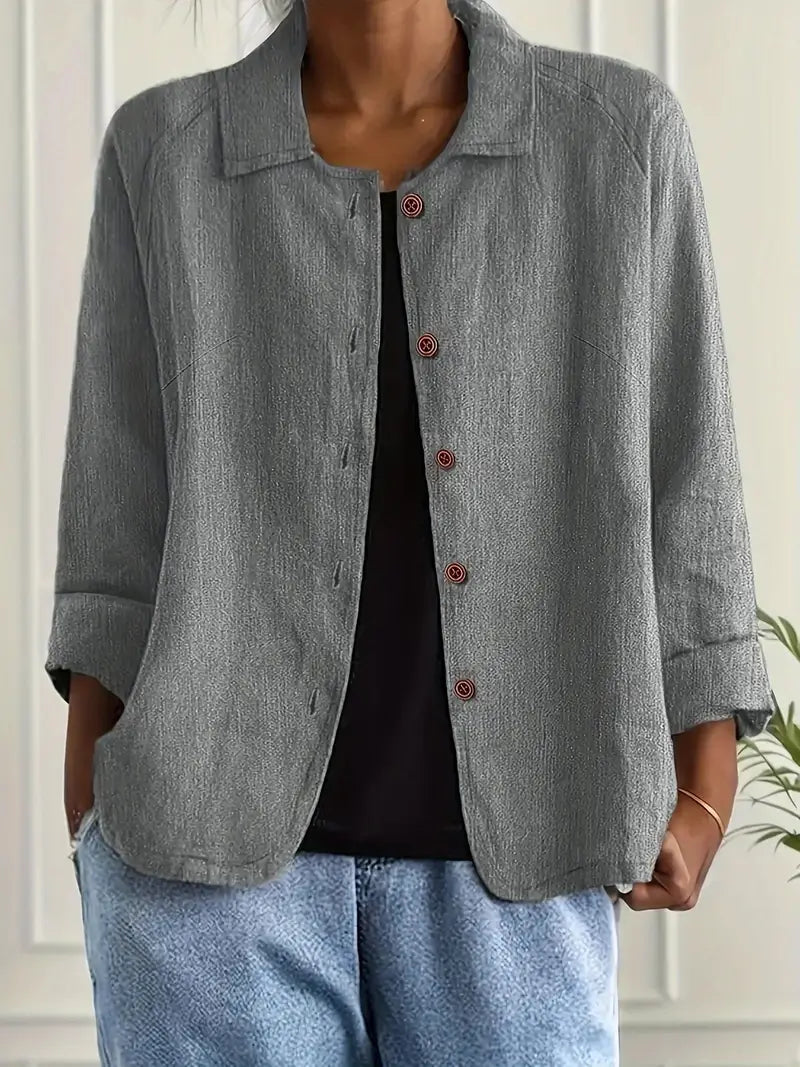 Women's Lightweight Button Front Casual Cardigan