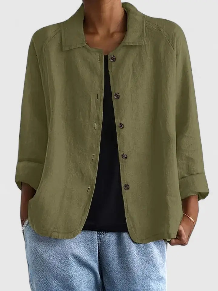 Women's Classic Lightweight Button-Down Top