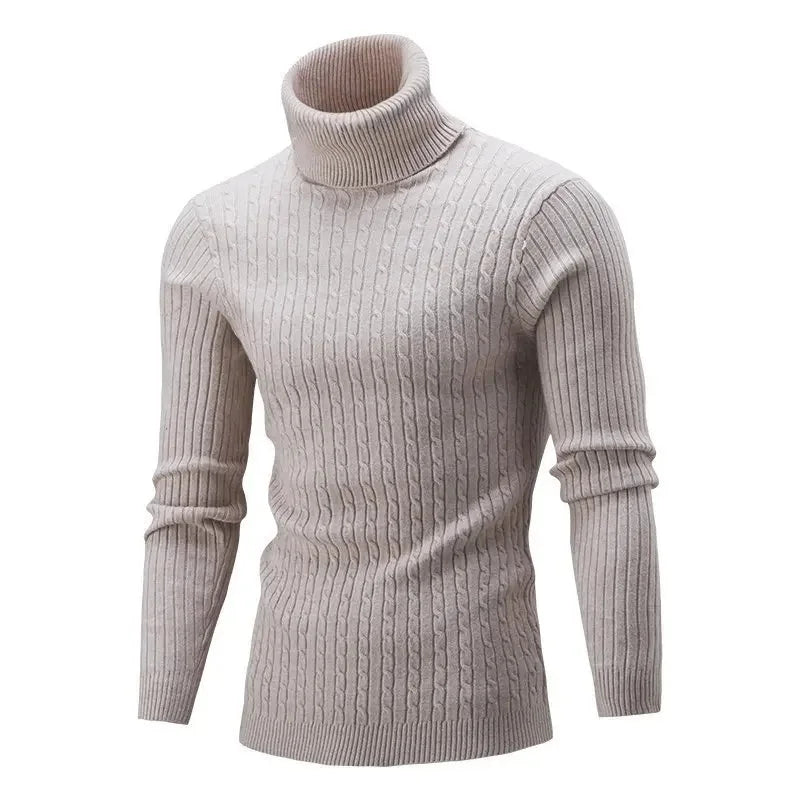 Elegant Men's Rollneck Sweater with Comfortable Fit