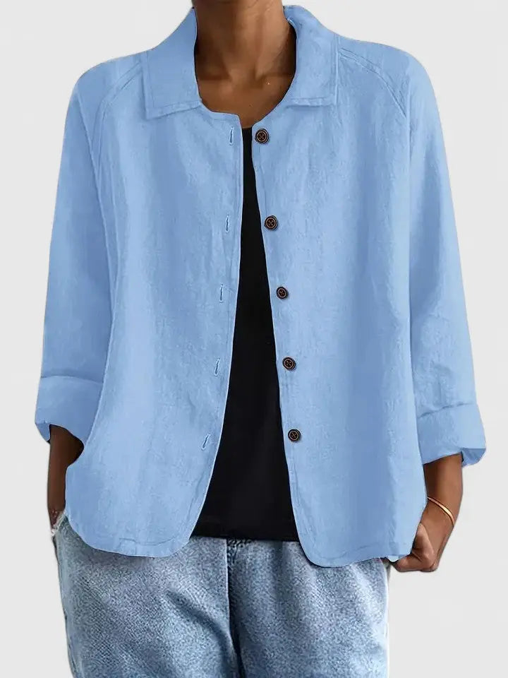 Women's Classic Lightweight Button-Down Top