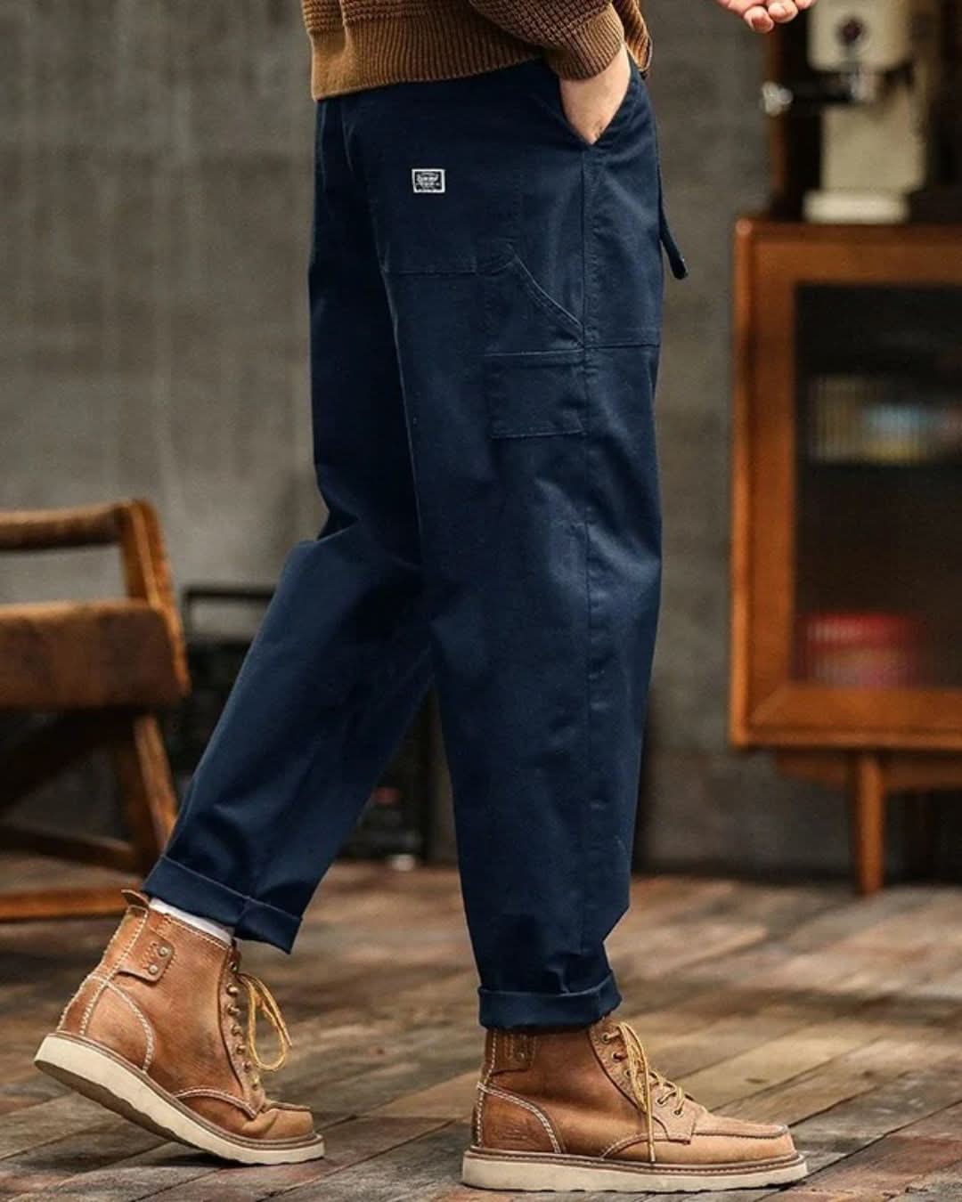Men's Vintage Relaxed Fit Cargo Pants