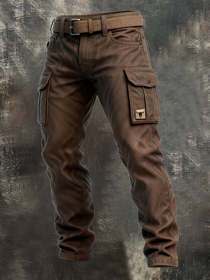Men's Cargo Pants with Multiple Pockets