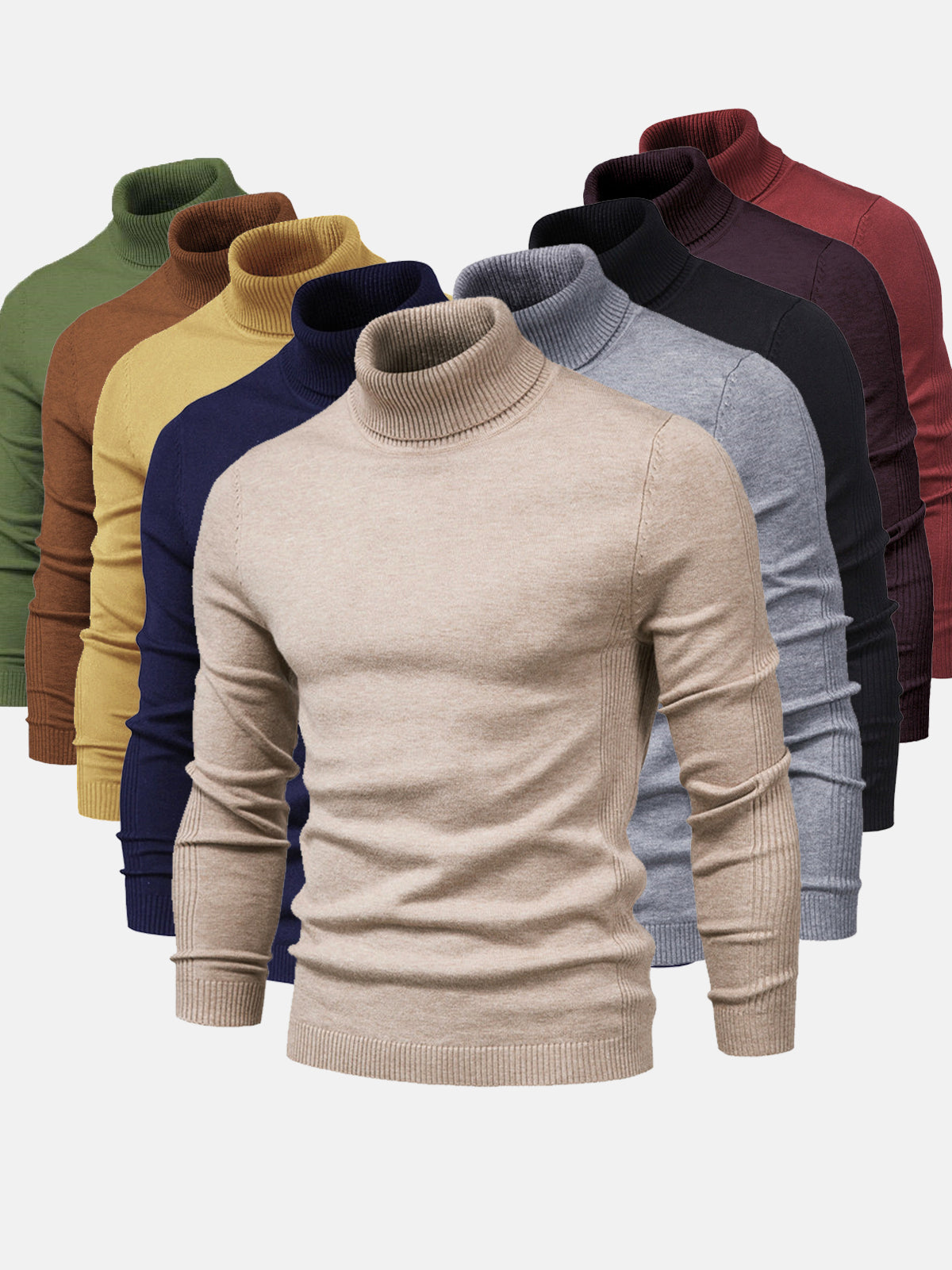 High-Quality Washable Men's Turtleneck
