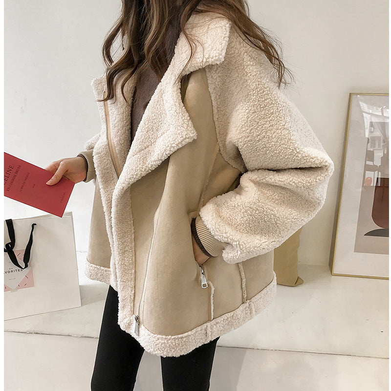 Women's Sherpa Aviator Oversized Jacket