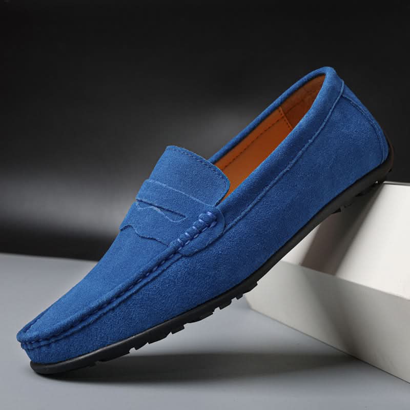 Men's Suede Loafers Slip-On Shoes
