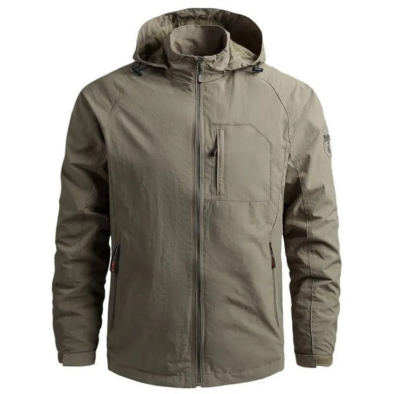 Breathable Waterproof Cargo Jacket for Men