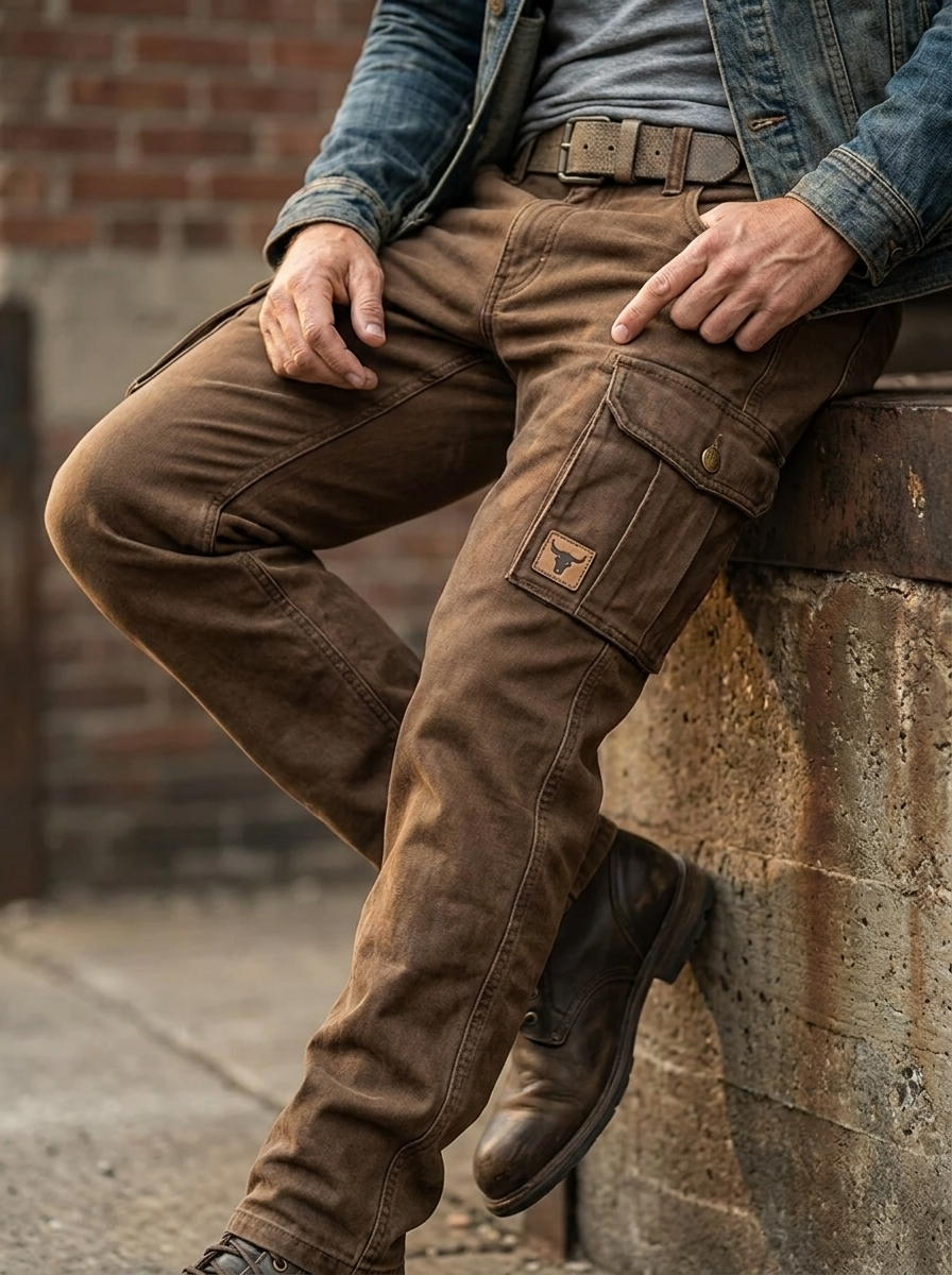 Men's Cargo Pants with Multiple Pockets