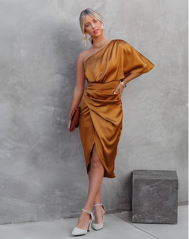 Valentina | Elegant Silk Evening Dress
