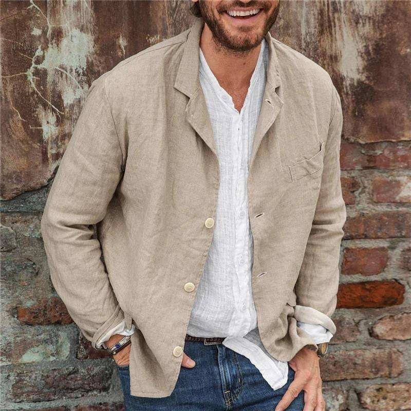 Men's Single-Breasted Smart Casual Blazer