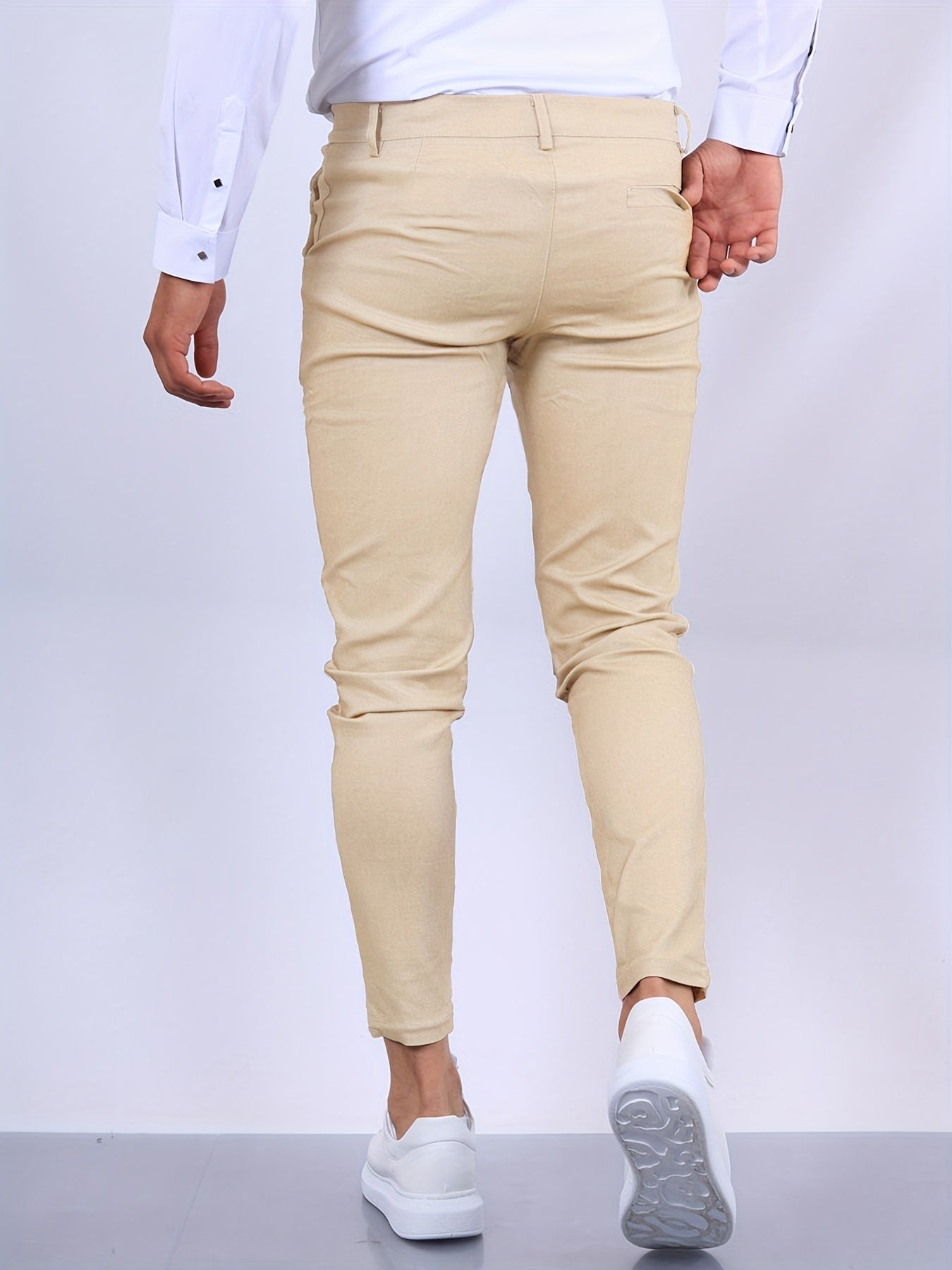 Modern Men's Skinny-Fit Chino Pants with Stretch