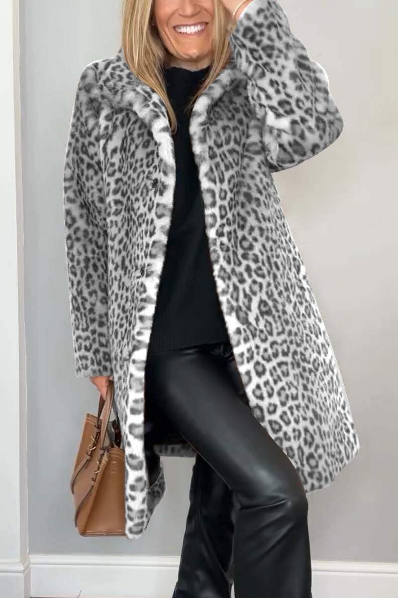 Luxurious Leopard Coat for Women