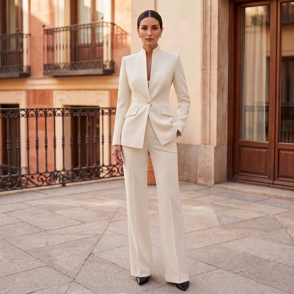 Women’s Tailored Two-Piece Suit Set