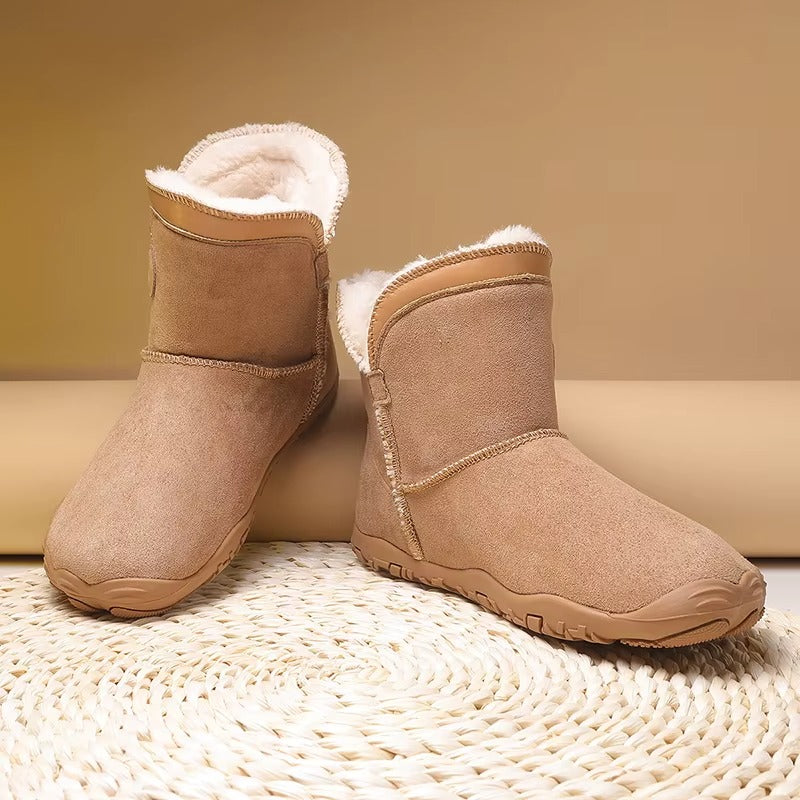 Women’s Warm Lined Buckle Ankle Boots
