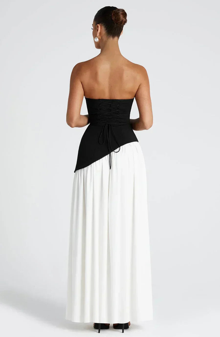 Women's Asymmetrical Off-Shoulder Maxi Dress
