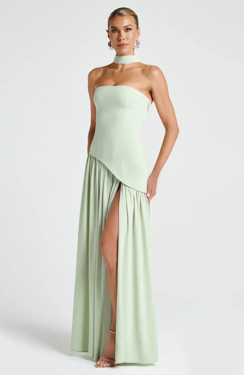 Women's Asymmetrical Off-Shoulder Maxi Dress