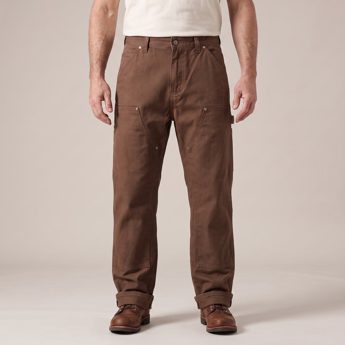 Men's Straight-Leg Utility Workwear Pants