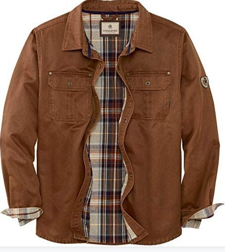 Men’s Plaid-Lined Utility Bomber Jacket