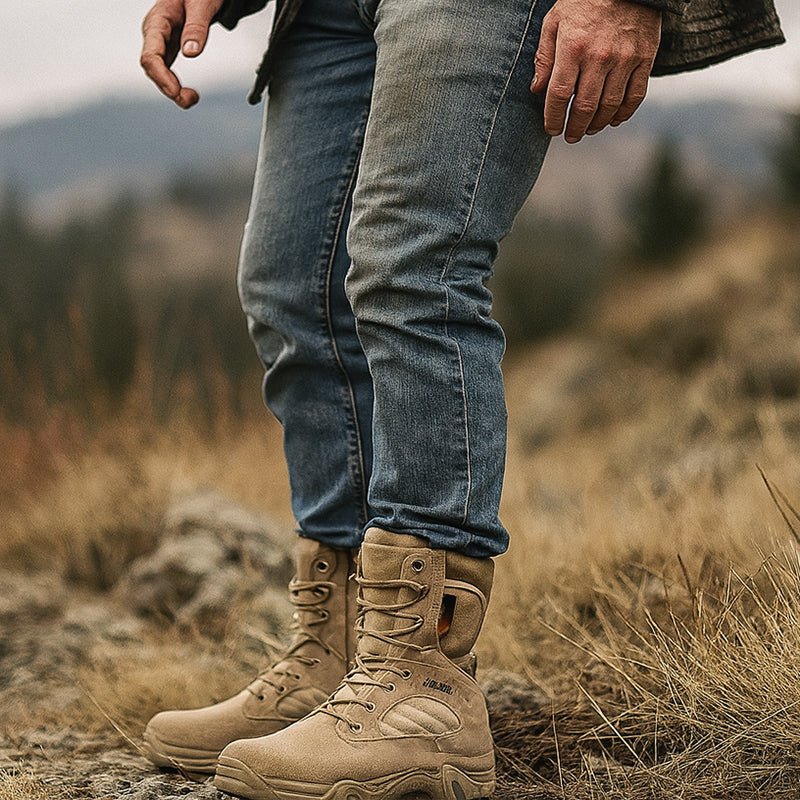 Men’s High-Top Outdoor Tactical Trekking Boots