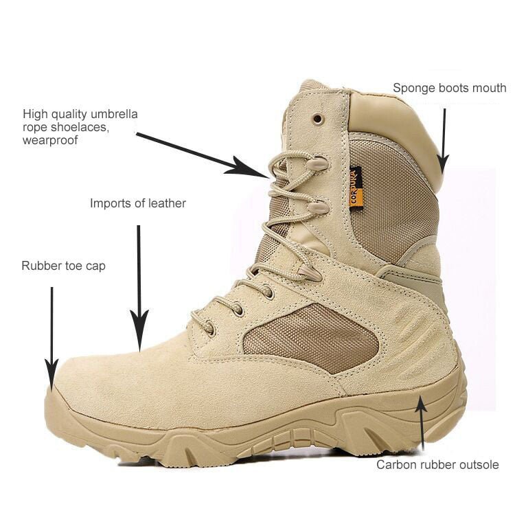 Men’s High-Top Outdoor Tactical Trekking Boots