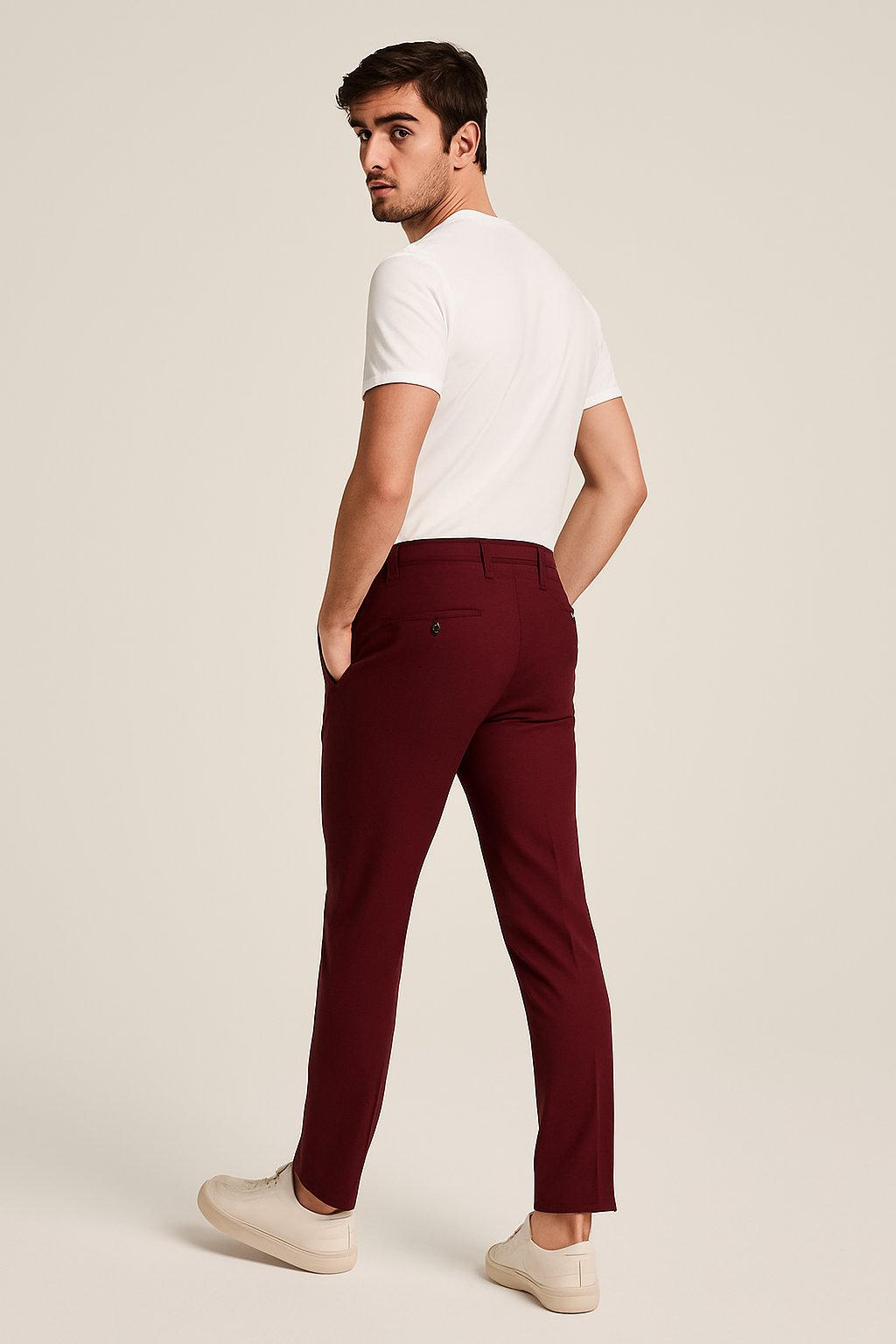Men's Slim Fit Stretch Chino Pants