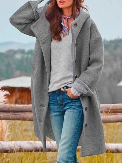 Women's Hooded Longline Winter Coat