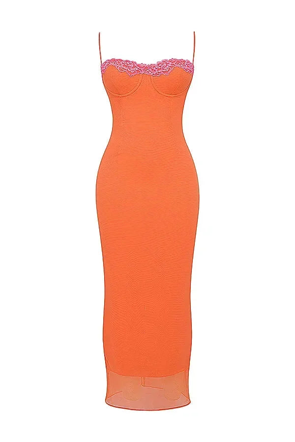 Navee - Women’s adjustable strap floral maxi dress