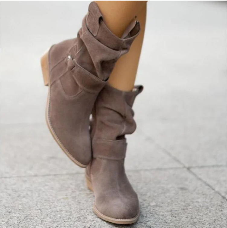Stylish Women's Ankle Boots in Suede | Comfortable & Trendy