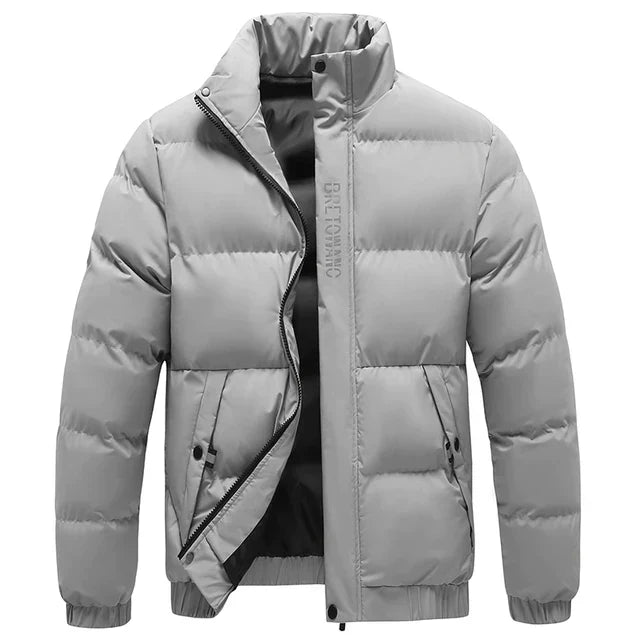Stylish Winter Coat with Collar for Men