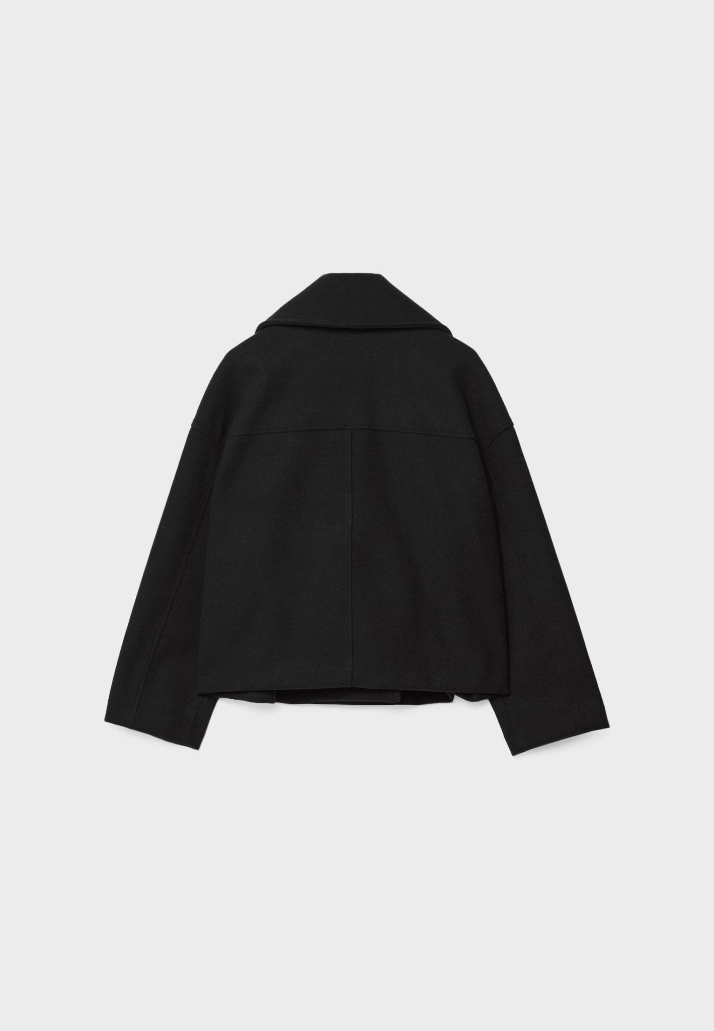 Women's Cropped Double-Breasted Tailored Blazer Jacket