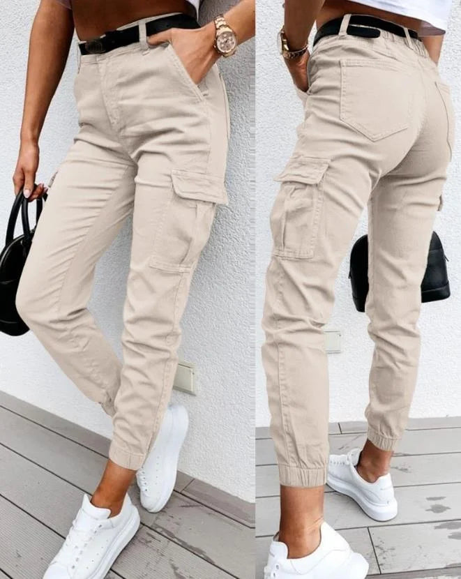 Stylish High Waist Cargo Pants