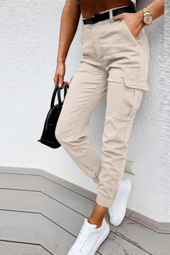 Stylish High Waist Cargo Pants