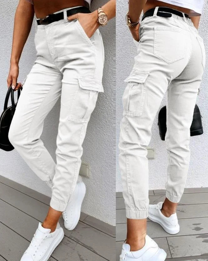 Stylish High Waist Cargo Pants