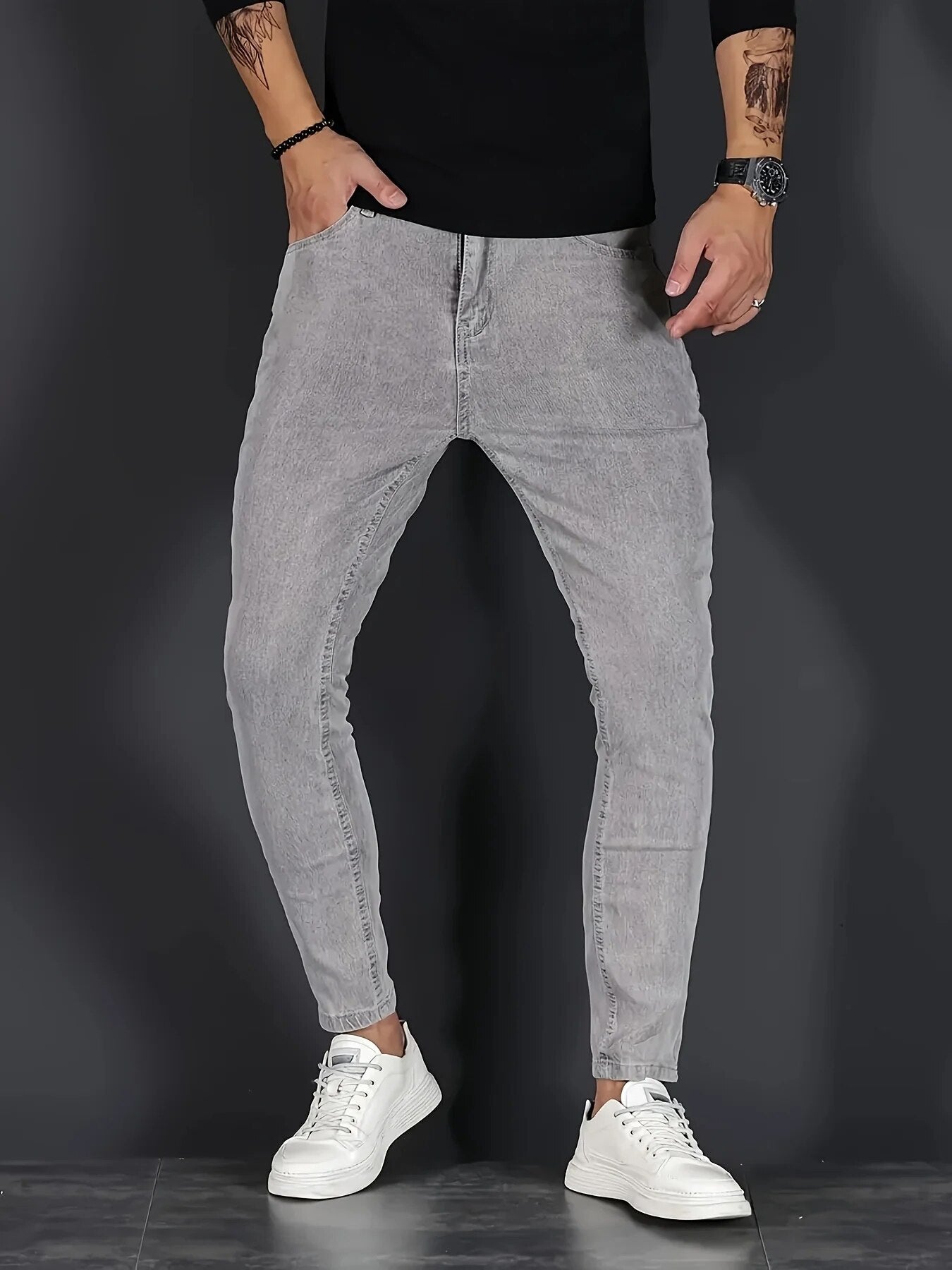 Men's Slim Fit Stretch Denim Jeans