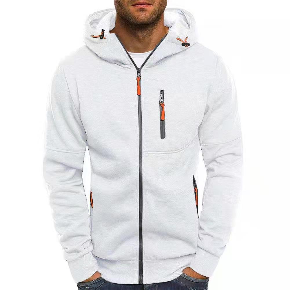 Men's Full Zip Hooded Sweatshirt Jacket