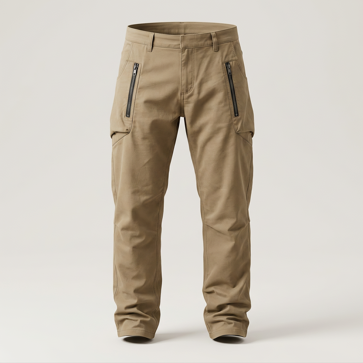 Men's Casual Utility Pants with Multiple Pockets