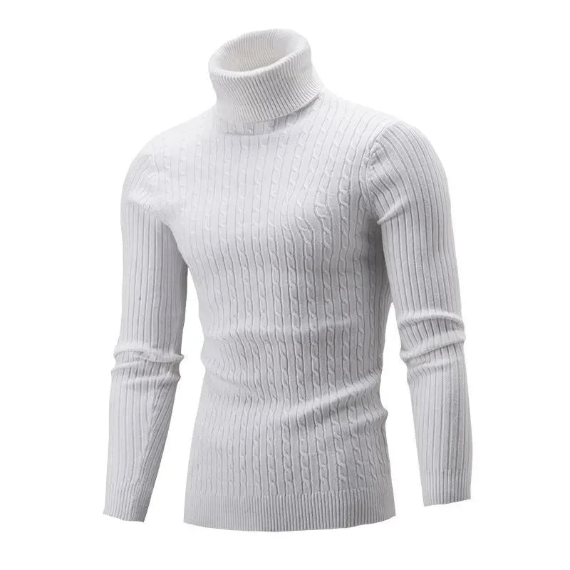 Elegant Men's Rollneck Sweater with Comfortable Fit