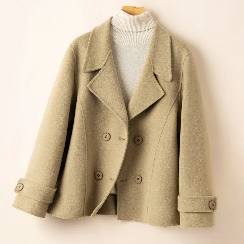 Women’s Double-Breasted Wool-Blend Blazer