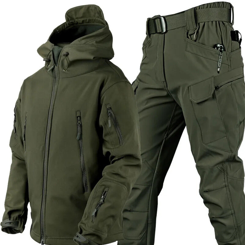 Men's Waterproof Jacket & Cargo Pants Set