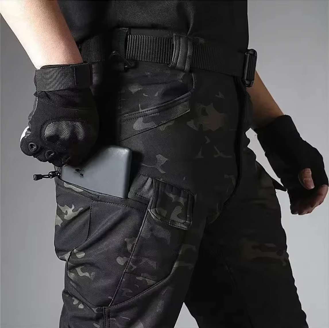 Men's Waterproof Jacket & Cargo Pants Set