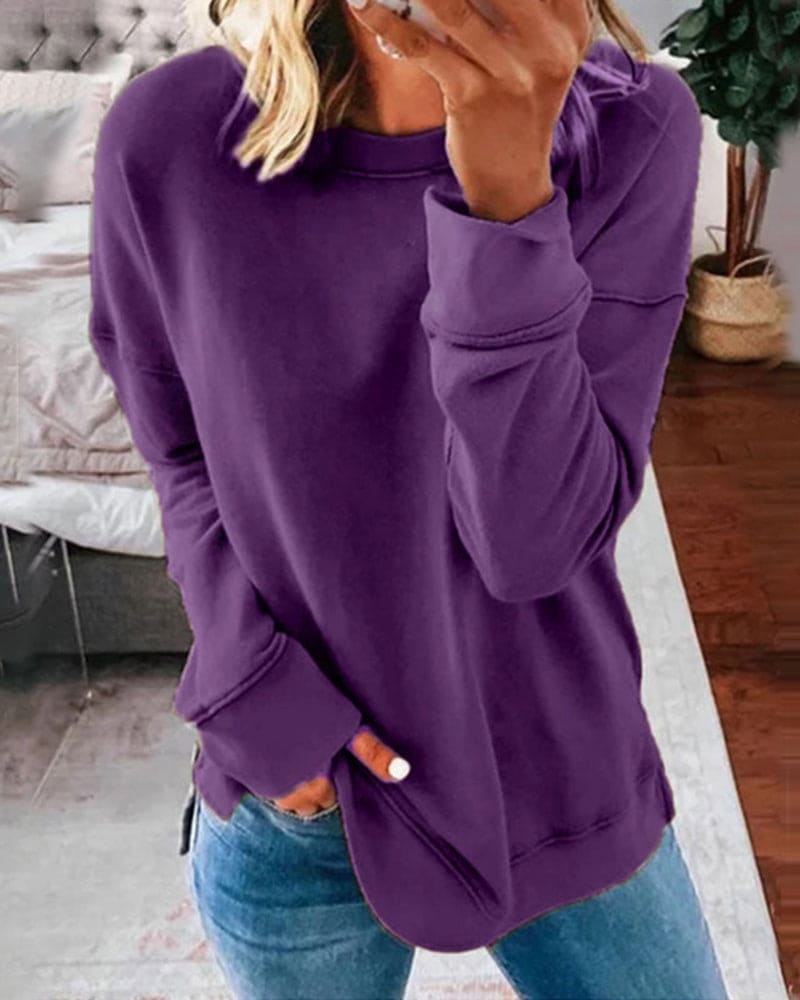 Women’s Casual Oversized Sweatshirt Everyday Pullover