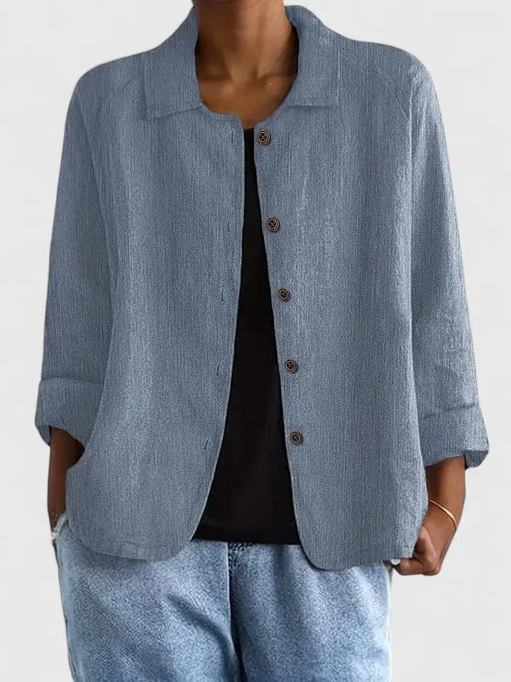 Women's Classic Lightweight Button-Down Top